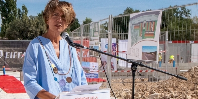 Pose de la première pierre du Quartier Roquefure à Apt Pose de la première pierre du Quartier Roquefure à Apt