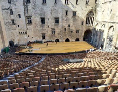 Installations scéniques du Palais des Papes Installations scéniques du Palais des Papes